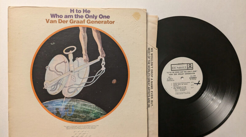 Van Der Graaf Generator- H to He Dunhill DS-50097 Gatefold US PROMO VG/G+ 1970