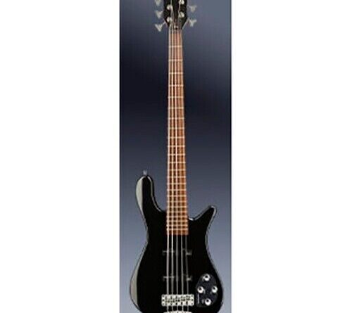 Warwick Rockbass Streamer LX 5-String Bass Guitar, Solid Black High Polish