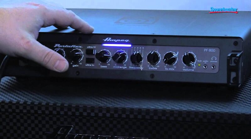 Ampeg Portaflex PF-800 Bass Amp Head Demo - Sweetwater at Winter NAMM 2013