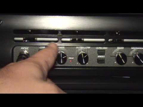 Ampeg - Setting EQ & Gain Structure