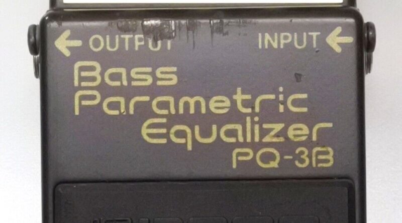 BOSS PQ-3B Bass Parametric Equalizer Guitar Effects Pedal 1991 #94 DHL or EMS