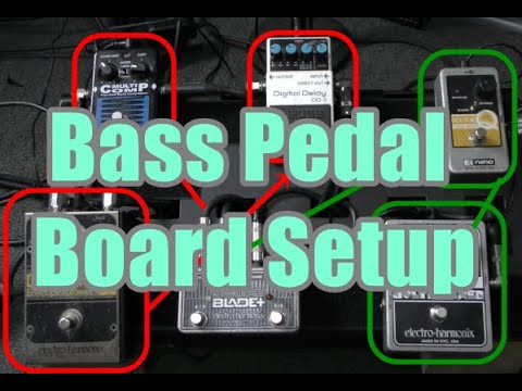 Bass Pedal Board Setup