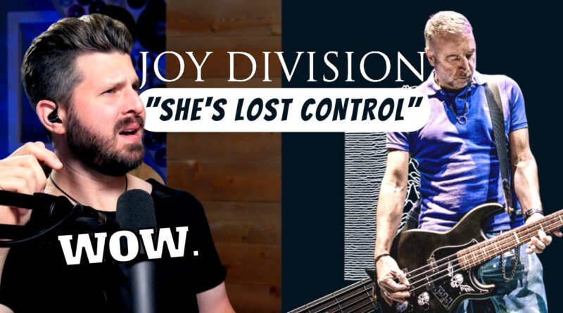 Bass Teacher REACTS to JOY DIVISION - "She's Lost Control" - and it's a heavy one...