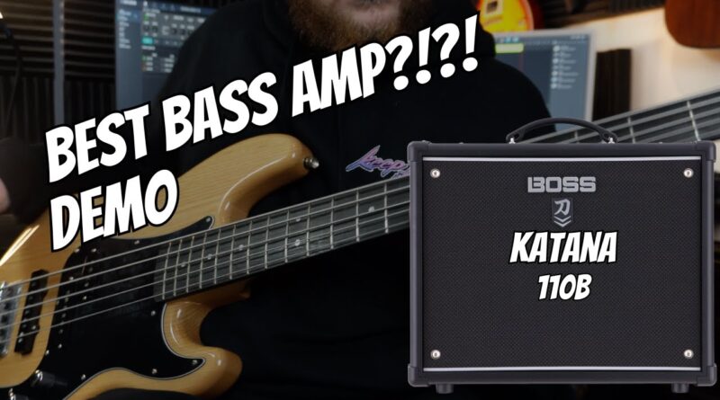 Boss Katana 110b BASS AMP Demo | Rock Metal & Clean Tones