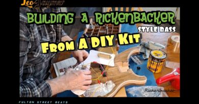 Building the DIY Rickenbacker Style Bass Guitar kit by Leo Jaymz