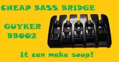 Cheap Guitar Gear Review - Guyker Bass Bridge BB002