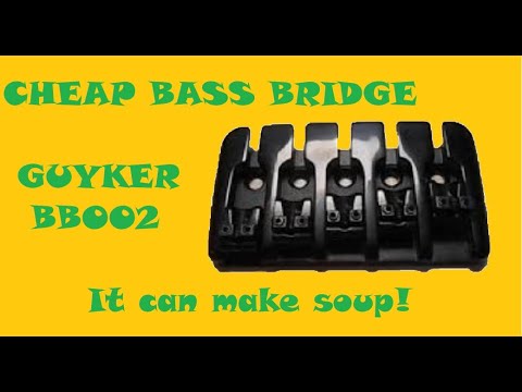 Cheap Guitar Gear Review - Guyker Bass Bridge BB002