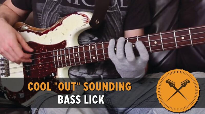 Cool "Out" Sounding Bass Lick // Bass Lesson with Scott's Bass Lessons (L#108)