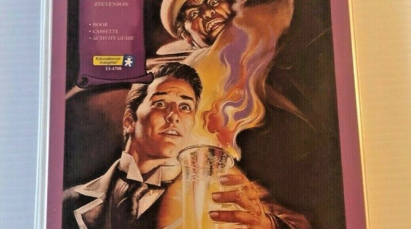 Dr. Jekyll and Mr. Hyde Robert Louis Stevenson Book, Cassette,Guide 1998  USED