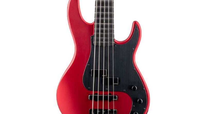 ESP LTD AP-5 5-String Bass Guitar - Candy Apple Red Satin - B-Stock