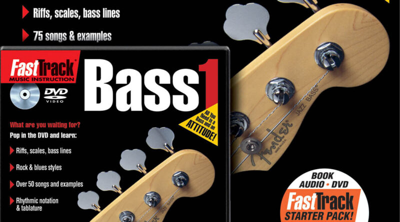 FastTrack Bass Method Starter Pack Beginner Bass Guitar Book Online Audio & DVD