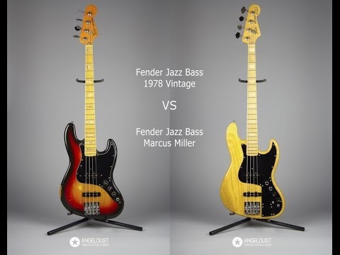 Fender Jazz Bass Comparison: 1978 Vintage VS Miller review | fb.com/angeldust.guitars