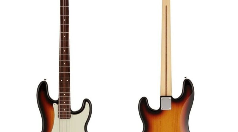 Fender Made In Japan Hybrid II Precision Bass 3-Color Sunburst Bass Guitar