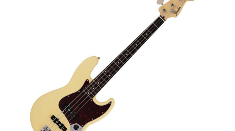 Fender Made in Japan Junior Collection Jazz Bass SATIN Vintage White bass guitar