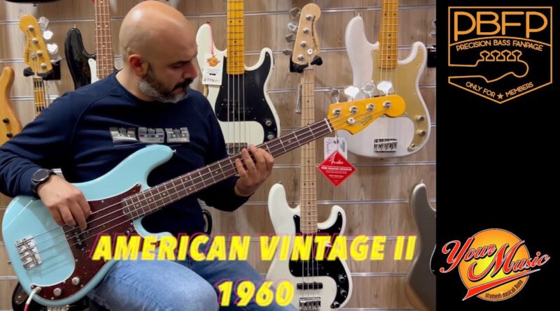 Fender Precision American Vintage II -1960 Daphne Blue (Review)- BASS PILLS