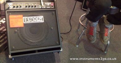 Fender Rumble 75 Bass Amp Demonstration