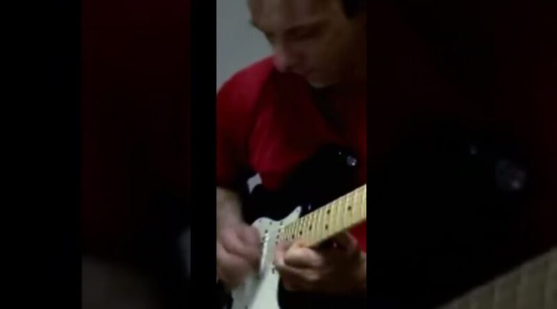 Fender Strat Shreds In Epic Guitar Solo Part 2 #guitarmusic #guitarperformance #guitarsolos