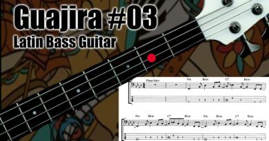 ???? GUAJIRA Bass Guitar Example 03 | Latin American Bass TUTORIAL????????