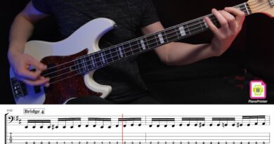 Guns N' Roses - Welcome To The Jungle Standard Tuning (Bass Cover with Tabs&Sheet Music)