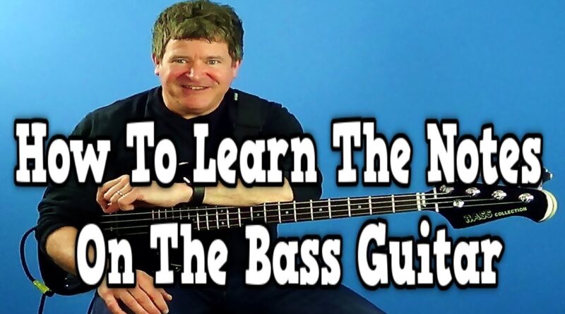 How To Learn the Notes On the Bass Guitar | Beginner Bass Lessons