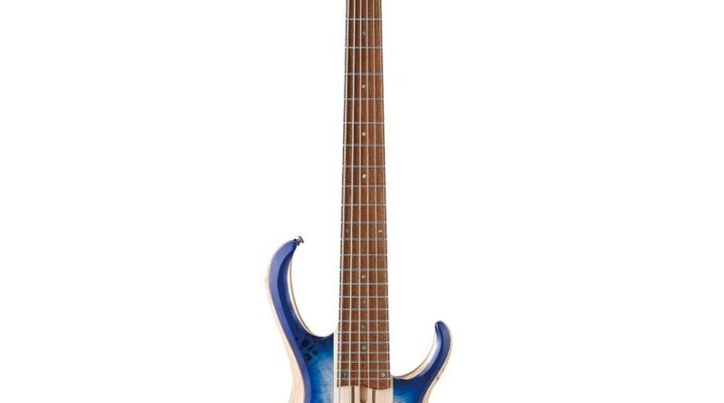 Ibanez BTB846CBL BTB Standard 6-String Bass Guitar, Cerulean Blue Burst