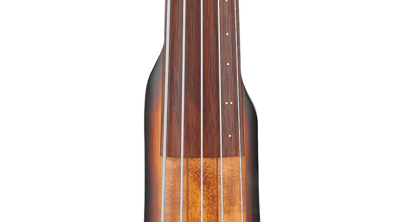 Ibanez UB805 Upright Fretless 5String Bass Guitar, Jatoba FB, Mahogany Oil Burst