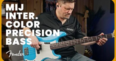 Japanese Flair Meets Precision: Fender MIJ Limited International Color Precision Bass Demo & Review