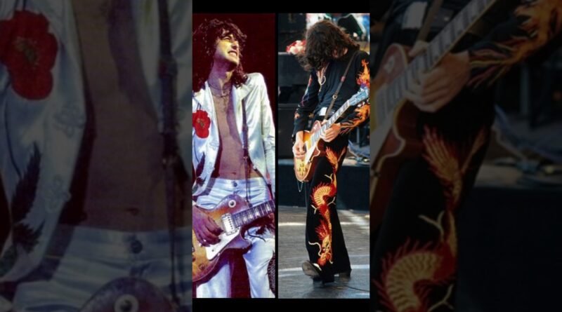 Jimmy Page’s Dragon Suits #jimmypage #ledzeppelin #rock #guitar #music #gibson