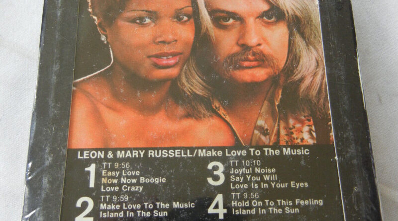 LEON & MARY RUSSELL Make Love To The Music 8-Track Cassette  FACTORY SEALED