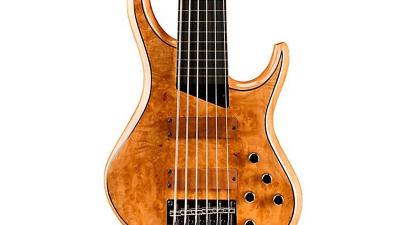 MTD Kingston Z6 6-String Bass Guitar - Natural Gloss w/ Maple FB