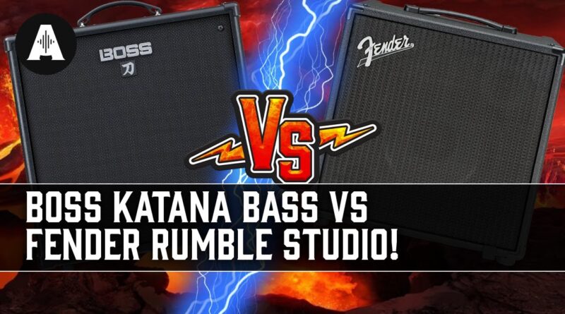 NEW Boss Katana Bass Amp vs Fender Rumble Studio!