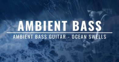 Ocean Swells | Ambient Bass Guitar: Listen as I create "Oceans" cello-like ambient swells