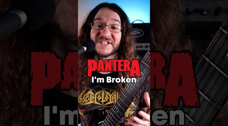 Pantera - I'm Broken #guitar #metal #guitarlesson