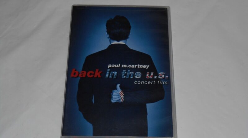 Paul McCartney - Back in the U.S. Concert Film Live (DVD, 2002)