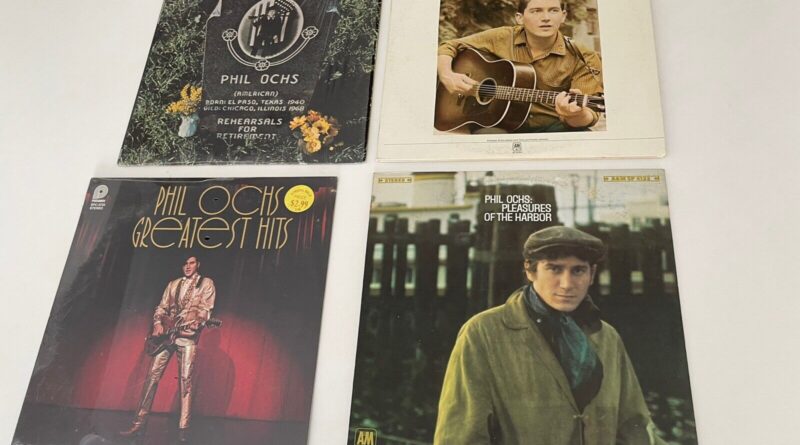 Phil Ochs 5 LP lot SEALED Greatest Hits + Chords of Fame Rehearsals 4 Retirement