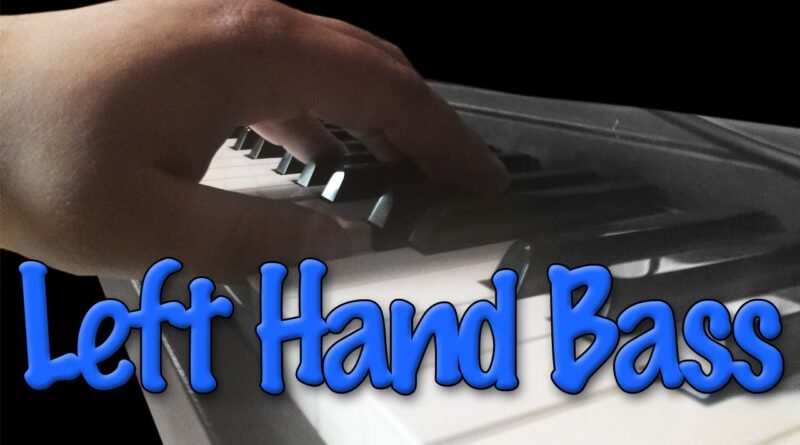 Pro Keyboard Tips: How To Play Left Hand Bass