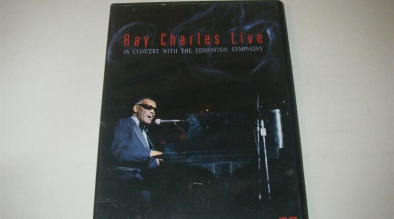 RAY CHARLES LIVE IN CONCERT WITH THE EDMONTON SYMPHONY DVD A3259