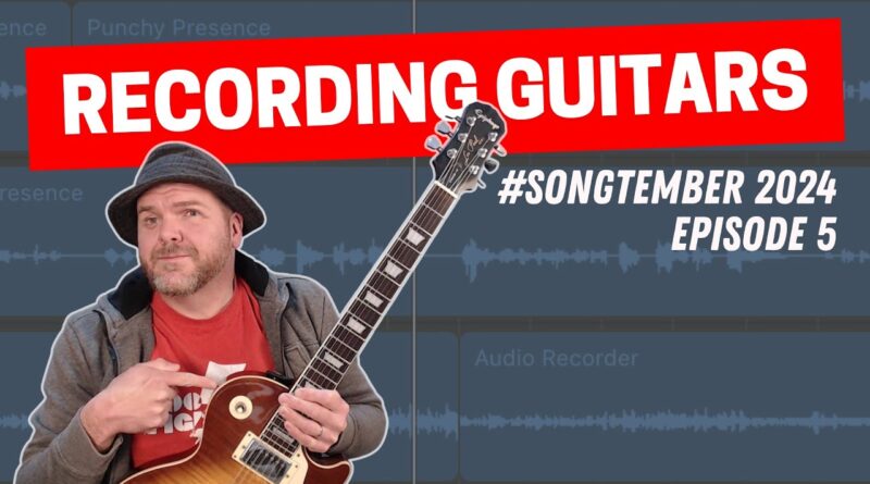 Recording GUITARS on iPad | #Songtember 2024 (Episode 5)