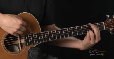 Review Bass Line Walkdown in G and Strum Pattern - Learn Intermediate Acoustic Guitar Lesson