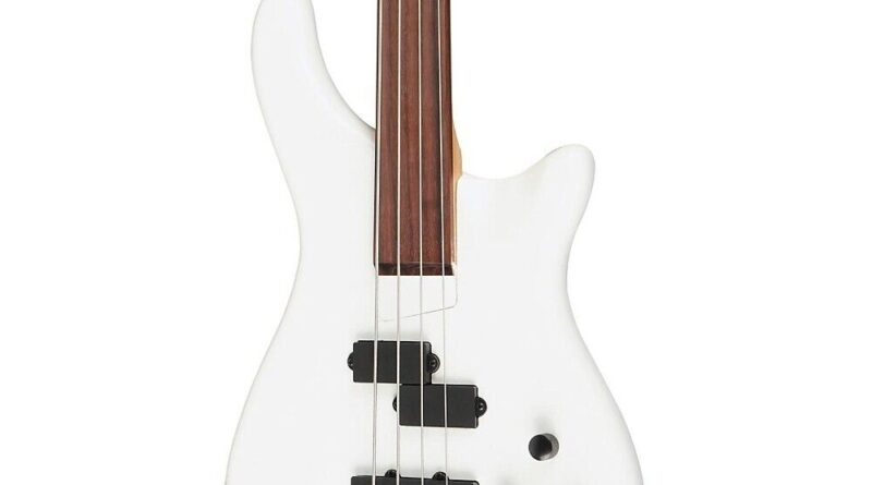 Rogue LX200BF Fretless III Bass Guitar Pearl White