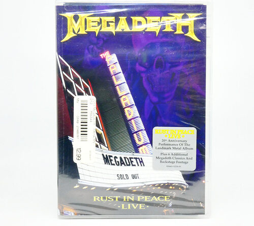 Rust in Peace Live (DVD, 2010) Megadeth Concert Metal Rock NEW Sealed