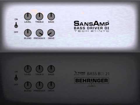 SansAmp Bass Driver DI vs Behringer V-tone BDI 21