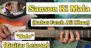 Sanson Ki Mala - Rahat Fateh Ali Khan | Guitar Solo Lesson | (With Tab)