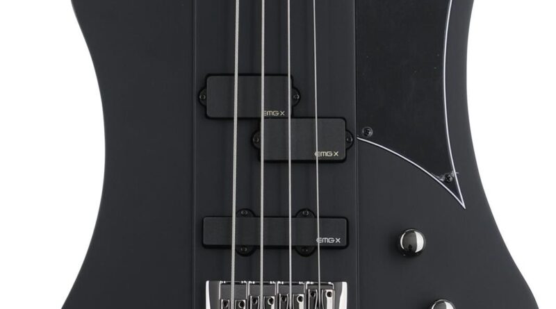 Schecter Nikki Sixx Signature Bass Guitar - Satin Black