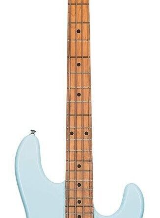 Sterling by Music Man StingRay Ray34HH 4-String Electric Bass Guitar Daphne Blue