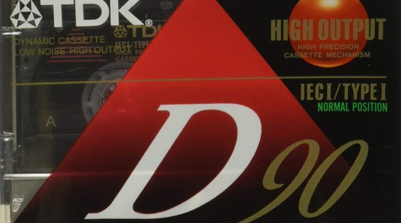 TDK Audio Cassette, Standard Size, Normal Bias, 90 Minutes (45 x 2) (TDK20100)