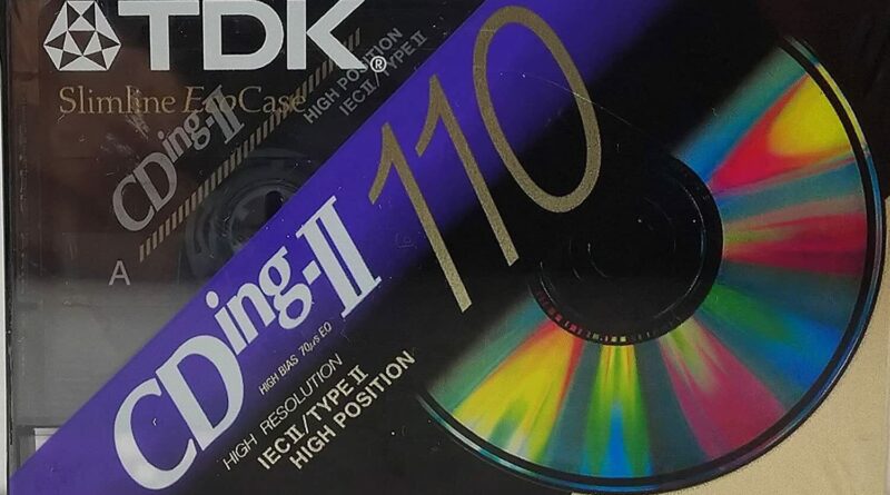 TDK CD POWER AUDIO CASSETTE 110 MINS