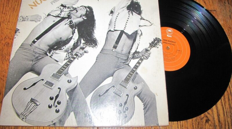 TED NUGENT - FREE FOR ALL - EPIC RECORDS LP