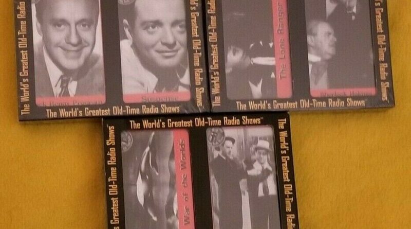 THE WORLDS GREATEST OLD TIME RADIO SHOWS - Lot of 6 Cassette Tapes (4 Are NEW)