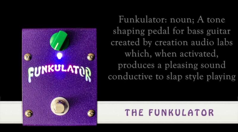 Taking the Funkulator bass pedal for a test drive